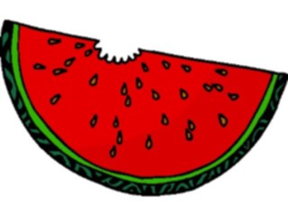 Sticker Custom Preview Image #064340 Food Drink Fruits Watermelon Slice14