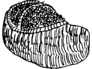 Sticker Custom Preview Image #064397 Food Drink Keylined Grapes Basket