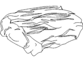 Sticker Custom Preview Image #064408 Food Drink Keylined Meat1