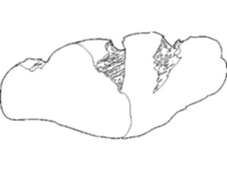 Sticker Custom Preview Image #064420 Food Drink Keylined Pastry2