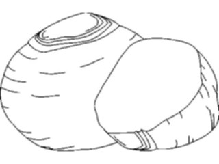 Sticker Custom Preview Image #064430 Food Drink Keylined Rutabaga