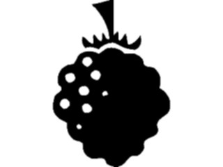 Sticker Custom Preview Image #064897 Food Drink Silhouettes Grapes3