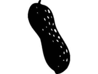Sticker Custom Preview Image #064939 Food Drink Silhouettes Peanut