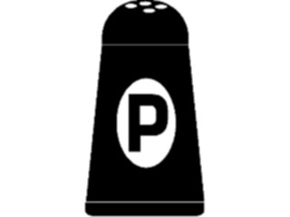 Sticker Custom Preview Image #064943 Food Drink Silhouettes Pepper