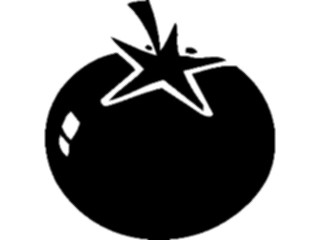 Sticker Custom Preview Image #064969 Food Drink Silhouettes Tomato1
