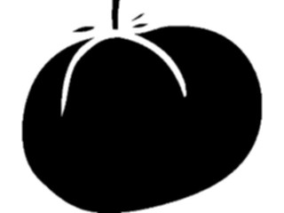 Sticker Custom Preview Image #064972 Food Drink Silhouettes Tomato4