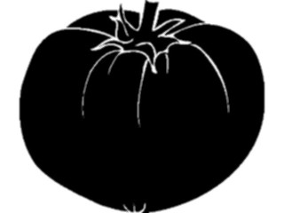 Sticker Custom Preview Image #064973 Food Drink Silhouettes Tomato5