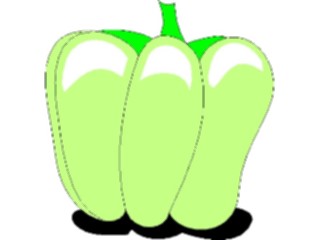 Sticker Custom Preview Image #065038 Food Drink Veggies Bell Pepper01