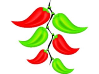 Sticker Custom Preview Image #065176 Food Drink Veggies Chili Pepper29
