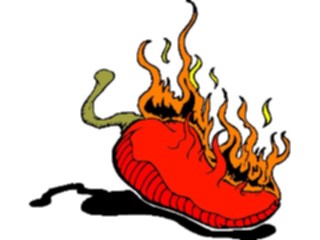 Sticker Custom Preview Image #065179 Food Drink Veggies Chili Pepper Hot