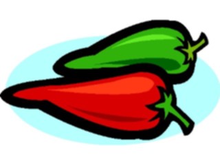 Sticker Custom Preview Image #065180 Food Drink Veggies Chili Peppers01