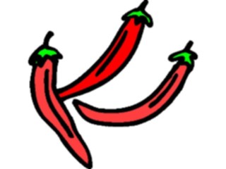 Sticker Custom Preview Image #065185 Food Drink Veggies Chili Peppers06