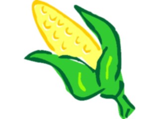 Sticker Custom Preview Image #065205 Food Drink Veggies Corn13