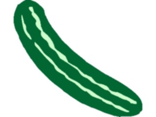 Sticker Custom Preview Image #065235 Food Drink Veggies Cucumber03