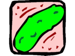 Sticker Custom Preview Image #065236 Food Drink Veggies Cucumber04