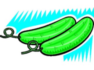 Sticker Custom Preview Image #065249 Food Drink Veggies Cucumbers3