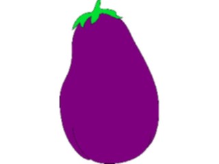 Sticker Custom Preview Image #065254 Food Drink Veggies Eggplant03