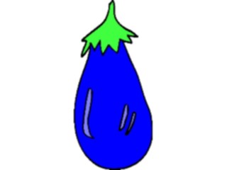 Sticker Custom Preview Image #065255 Food Drink Veggies Eggplant04