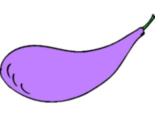 Sticker Custom Preview Image #065256 Food Drink Veggies Eggplant05