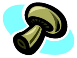 Sticker Custom Preview Image #065298 Food Drink Veggies Mushroom02