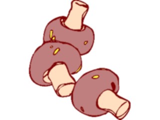 Sticker Custom Preview Image #065324 Food Drink Veggies Mushrooms11