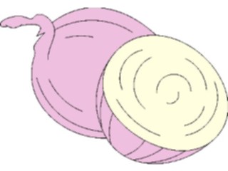 Sticker Custom Preview Image #065341 Food Drink Veggies Onion10