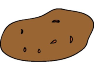 Sticker Custom Preview Image #065407 Food Drink Veggies Potato08