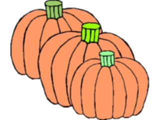 Sticker Custom Preview Image #065460 Food Drink Veggies Pumpkins7