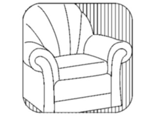Sticker Custom Preview Image #065523 Furniture Armchair01