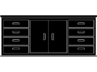 Sticker Custom Preview Image #065777 Furniture Dresser02
