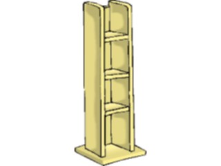 Sticker Custom Preview Image #065933 Furniture Shelves Tall