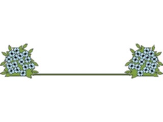 Sticker Custom Preview Image #066203 Gardening Flowering Plant Border