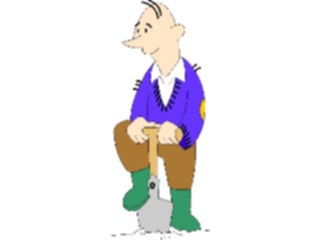 Sticker Custom Preview Image #066284 Gardening Gardener Happy