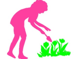 Sticker Custom Preview Image #066312 Gardening Gardening Silhouette