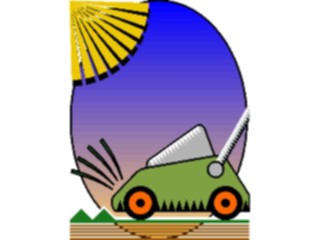 Sticker Custom Preview Image #066355 Gardening Lawnmower01