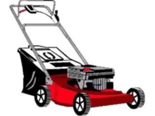 Sticker Custom Preview Image #066358 Gardening Lawnmower04
