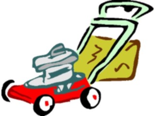 Sticker Custom Preview Image #066364 Gardening Lawnmower10