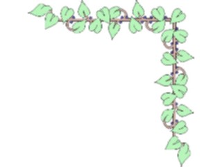 Sticker Custom Preview Image #066376 Gardening Leaf Corner