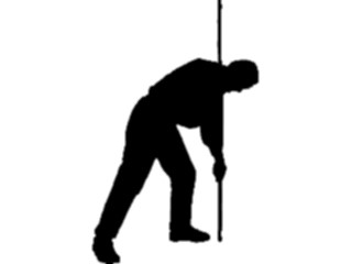Sticker Custom Preview Image #066381 Gardening Man Drivinga Stake
