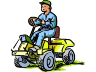 Sticker Custom Preview Image #066382 Gardening Manon Lawnmower