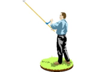 Sticker Custom Preview Image #066387 Gardening Manwith Branch Clipper