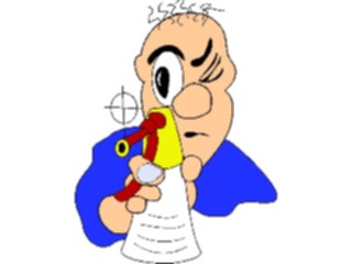 Sticker Custom Preview Image #066412 Gardening Manwith Spraybottle