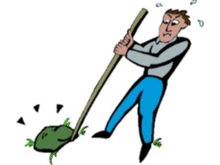 Sticker Custom Preview Image #066418 Gardening Moving Rock