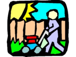 Sticker Custom Preview Image #066420 Gardening Mowing Lawn2