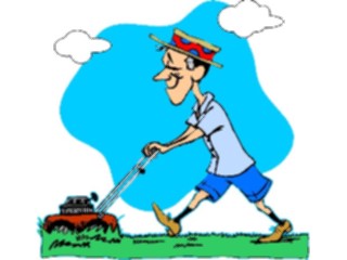Sticker Custom Preview Image #066422 Gardening Mowing Lawn4