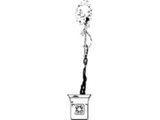 Sticker Custom Preview Image #066432 Gardening Orange Tree