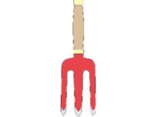 Sticker Custom Preview Image #066439 Gardening Pitchfork1