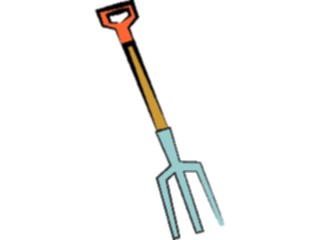 Sticker Custom Preview Image #066441 Gardening Pitchfork3