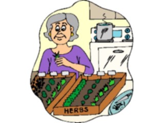 Sticker Custom Preview Image #066454 Gardening Planting Herbs