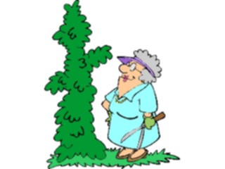 Sticker Custom Preview Image #066470 Gardening Pruned Bush2